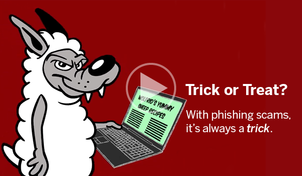 with phishing scams